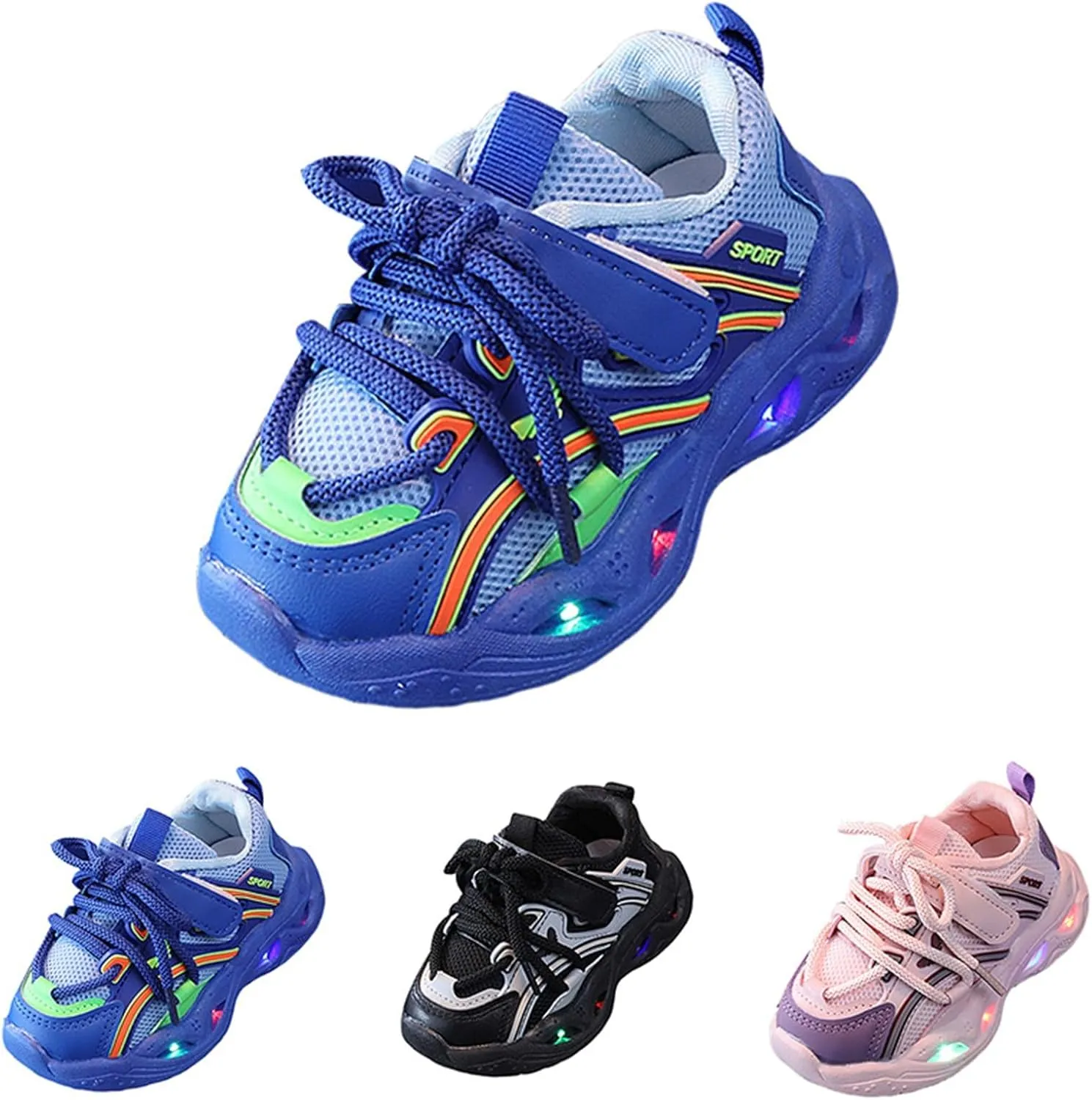 Toddler Kids Led Light Up Trainers Flashing Shoes Toddler Baby Children Athletic Shoes Luminous Sneakers Boots
