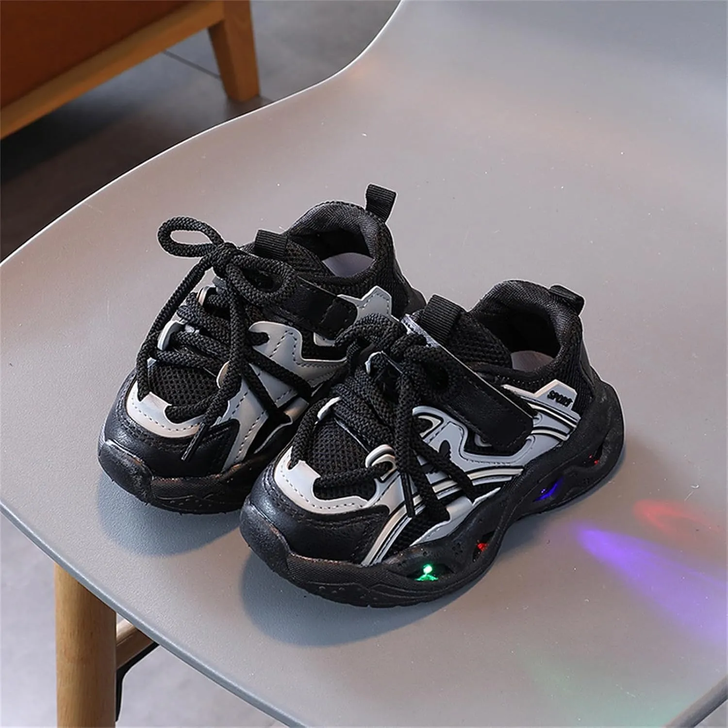 Toddler Kids Led Light Up Trainers Flashing Shoes Toddler Baby Children Athletic Shoes Luminous Sneakers Boots