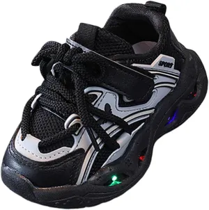 Toddler Kids Led Light Up Trainers Flashing Shoes Toddler Baby Children Athletic Shoes Luminous Sneakers Boots