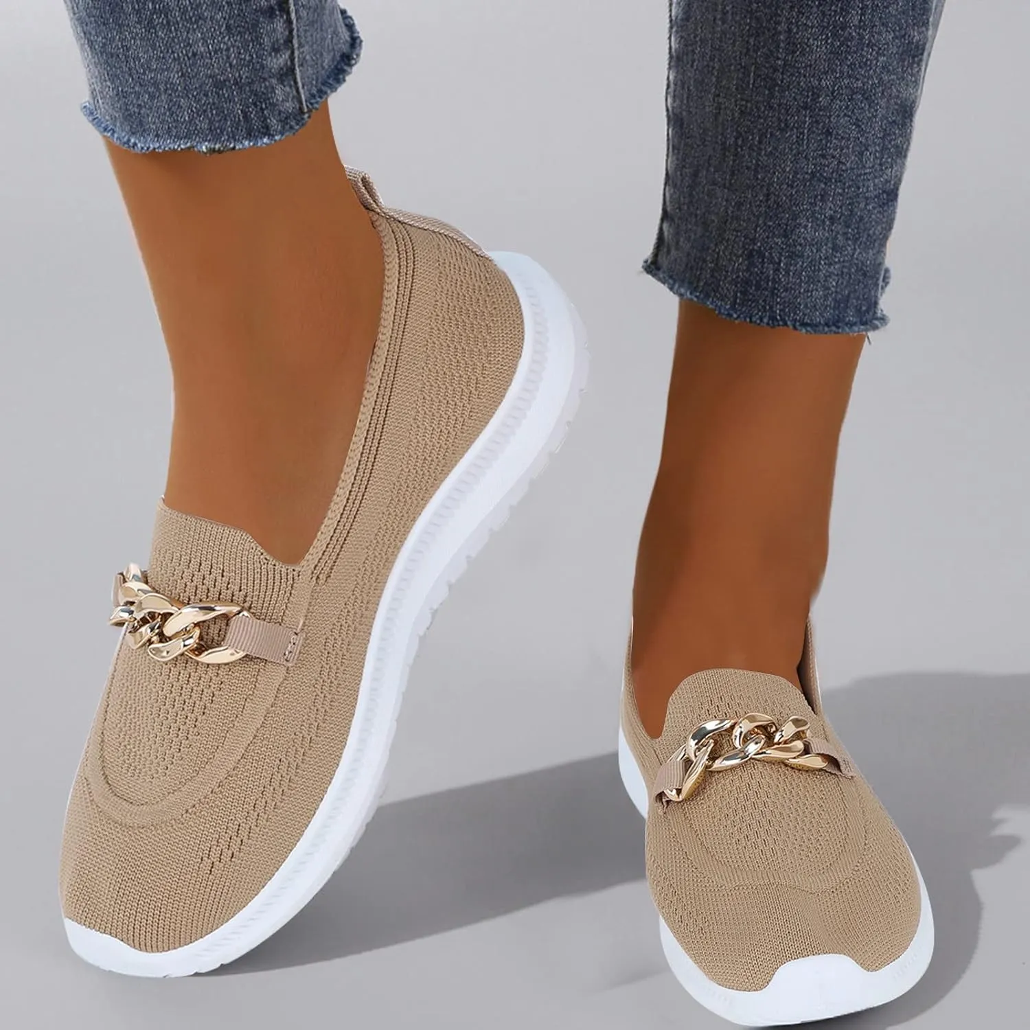 Trainers for Women, Casual Breathable Orthopedic Sneakers Womens Lightweight Walking Running Lace Up Shoes