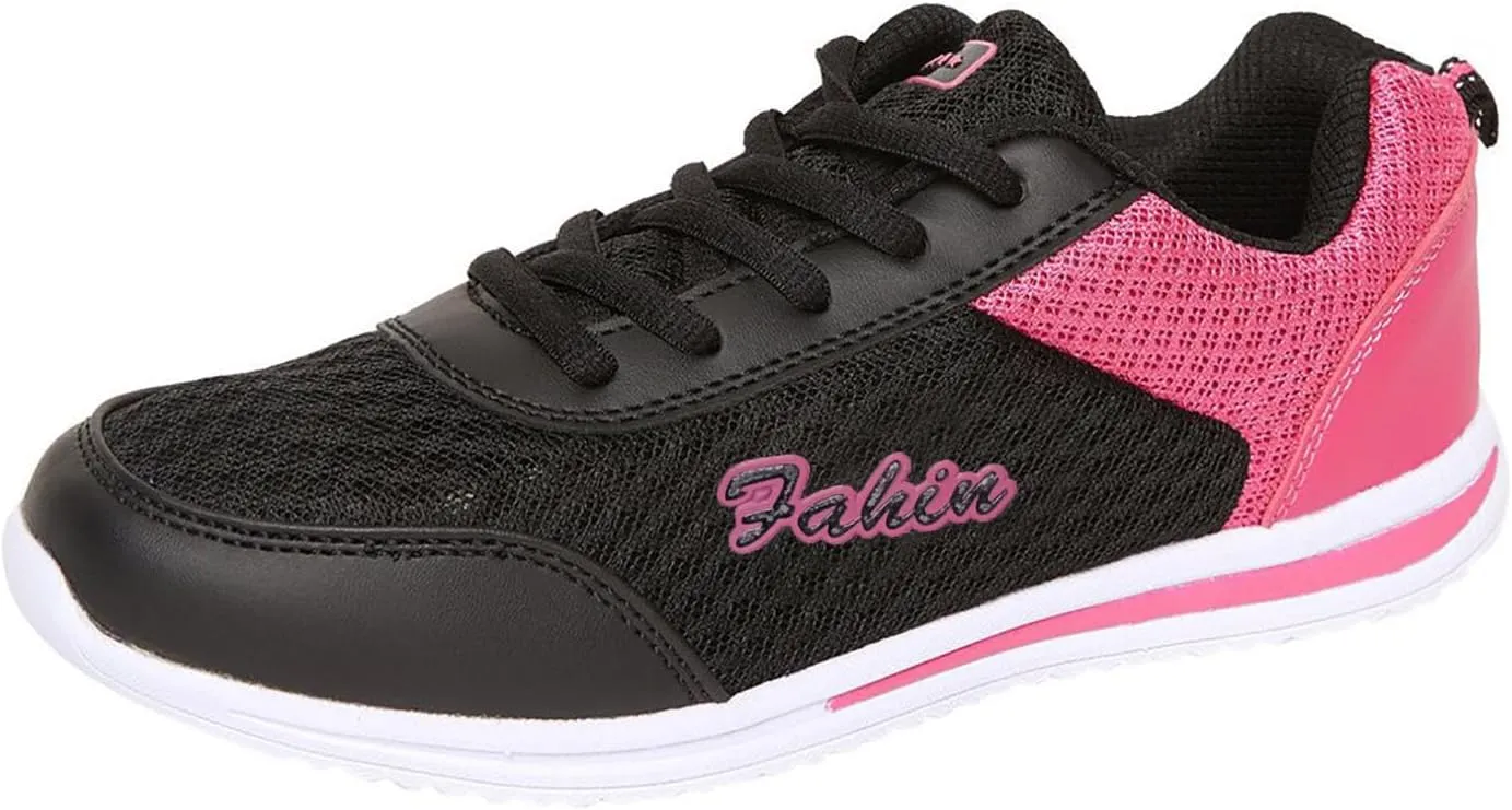 Trainers for Women, Casual Breathable Orthopedic Sneakers Womens Lightweight Walking Running Lace Up Shoes