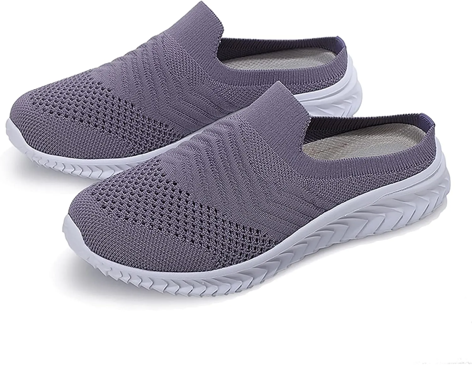 Trainers Women, Casual Indoor Outdoor Slip On Shoes Breathable Leisure Slippers Sneaker Wedges for Womens