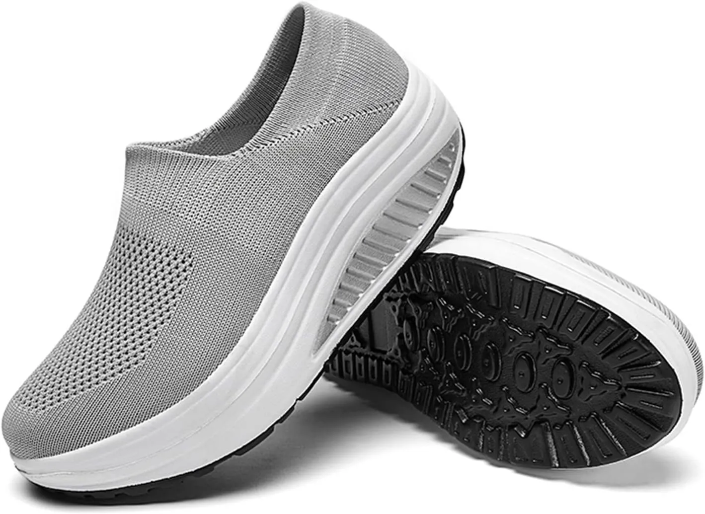 Trainers Women, Womens Running Sports Sneakers Summer Lightweight Breathable Slip On Shoes for Tennis Athletic Jogging