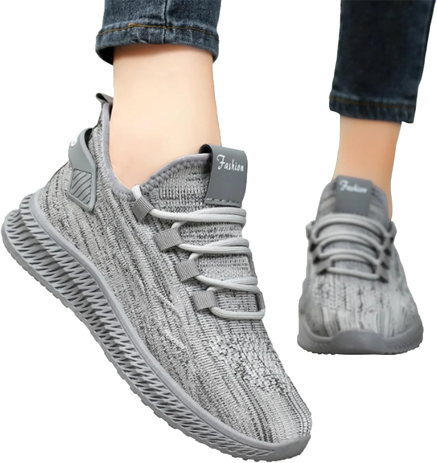 Trainers Women, Womens Trainer, Running Shoes, Lace Up Breathable Non Slip Sneakers, Ladies Slip On Tennis Shoe