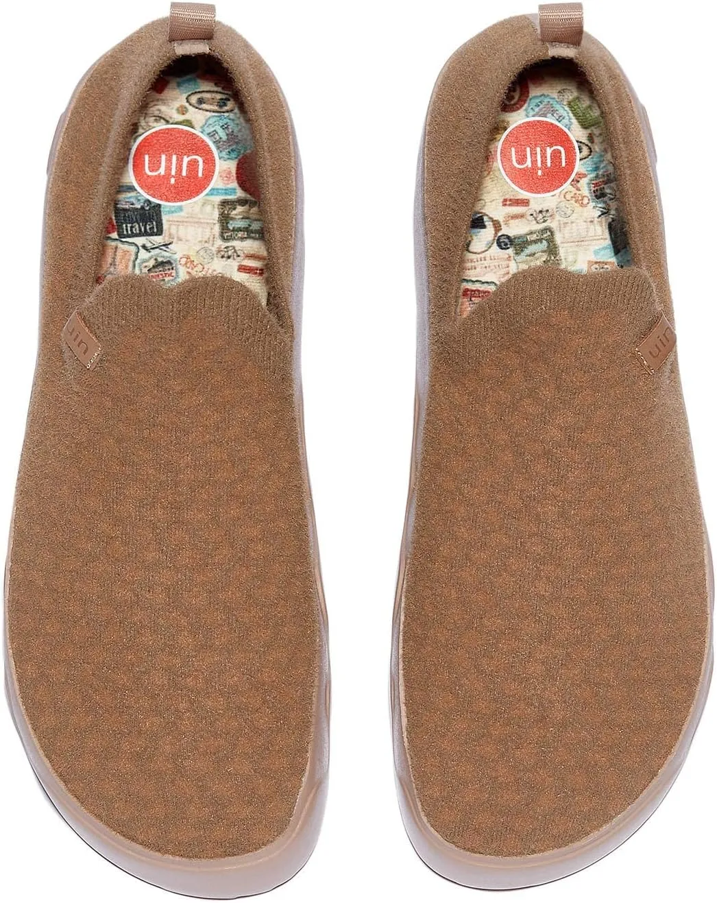 UIN Men's Casual Loafers Slip Ons Comfortable Art Painted Travel Fashion Sneakers Fuerteventura