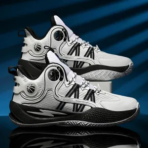 Unisex Basketball Shoes Breathable Anti Slip and Shock Absorption Training Sneakers for Youth