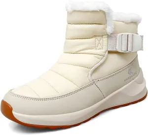 VARSKARC Women's Classic Waterproof Snow Boots Winter Boots Non-Slip Hiking Boots