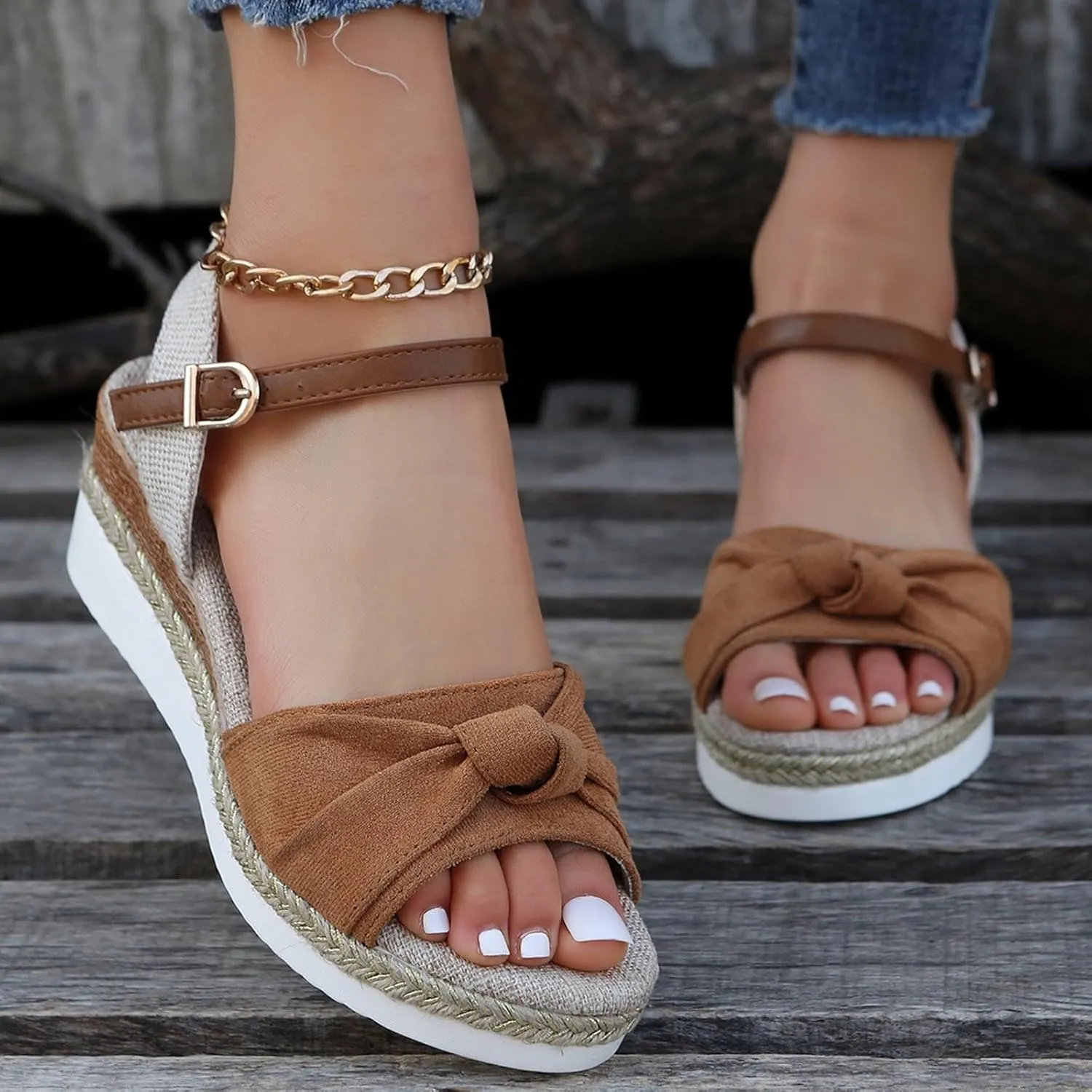 Wedge Sandals for Women Platform Open Toe Wedge Sandals Womens Comfortable Dressy Summer Sandal Orthopedic Sandals