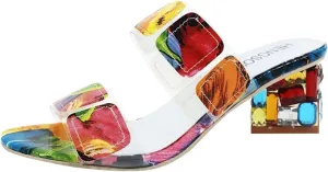 Wedge Slide Sandals Platform Sandals Wedge Sandals For Women Comfortable Dressy Flower Sandals for Women with Heels, 6.5