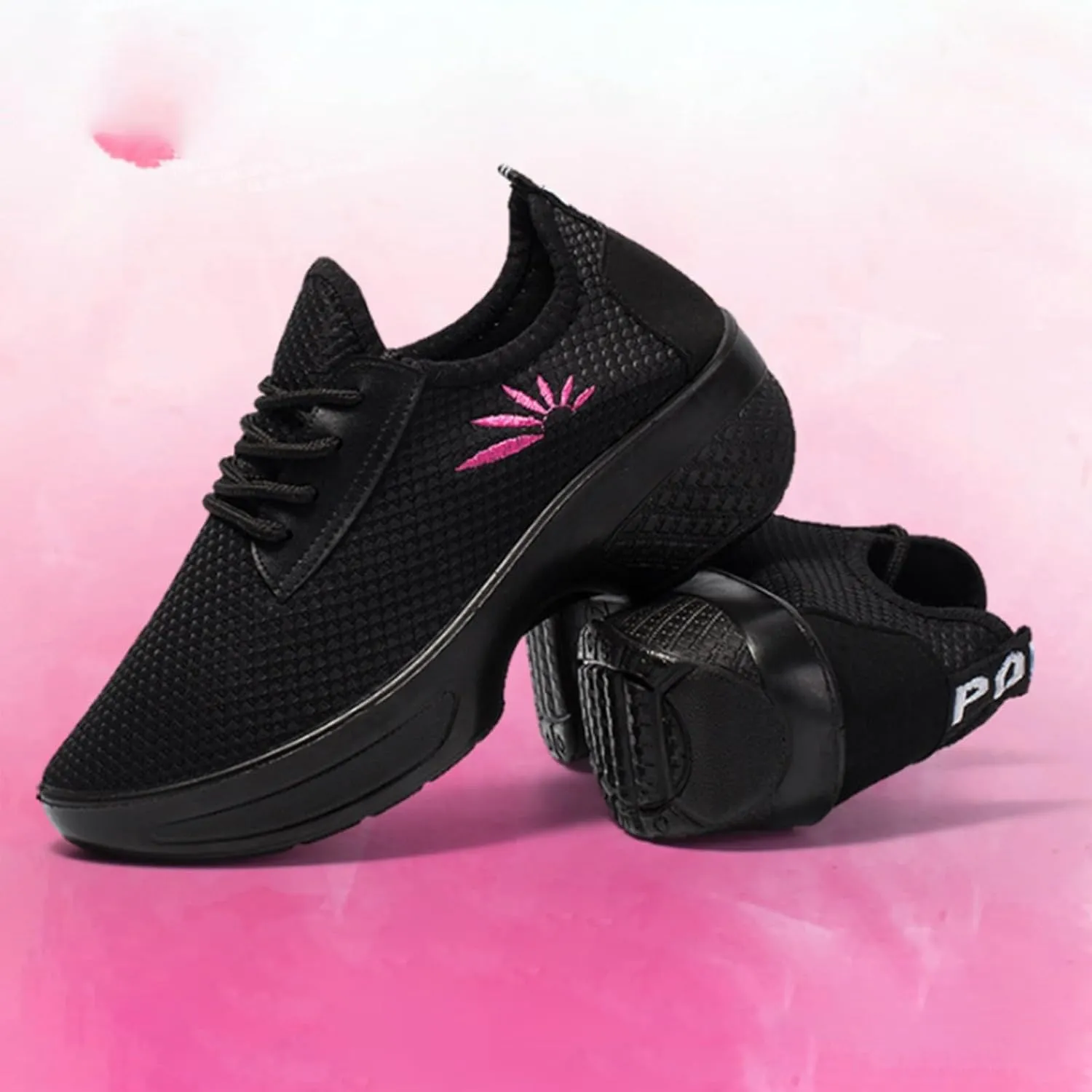 Women Orthopedic Trainers Women Athletic Running Air Cushion Gym Sports Sneakers Jogging Walking Womens Black Shoes