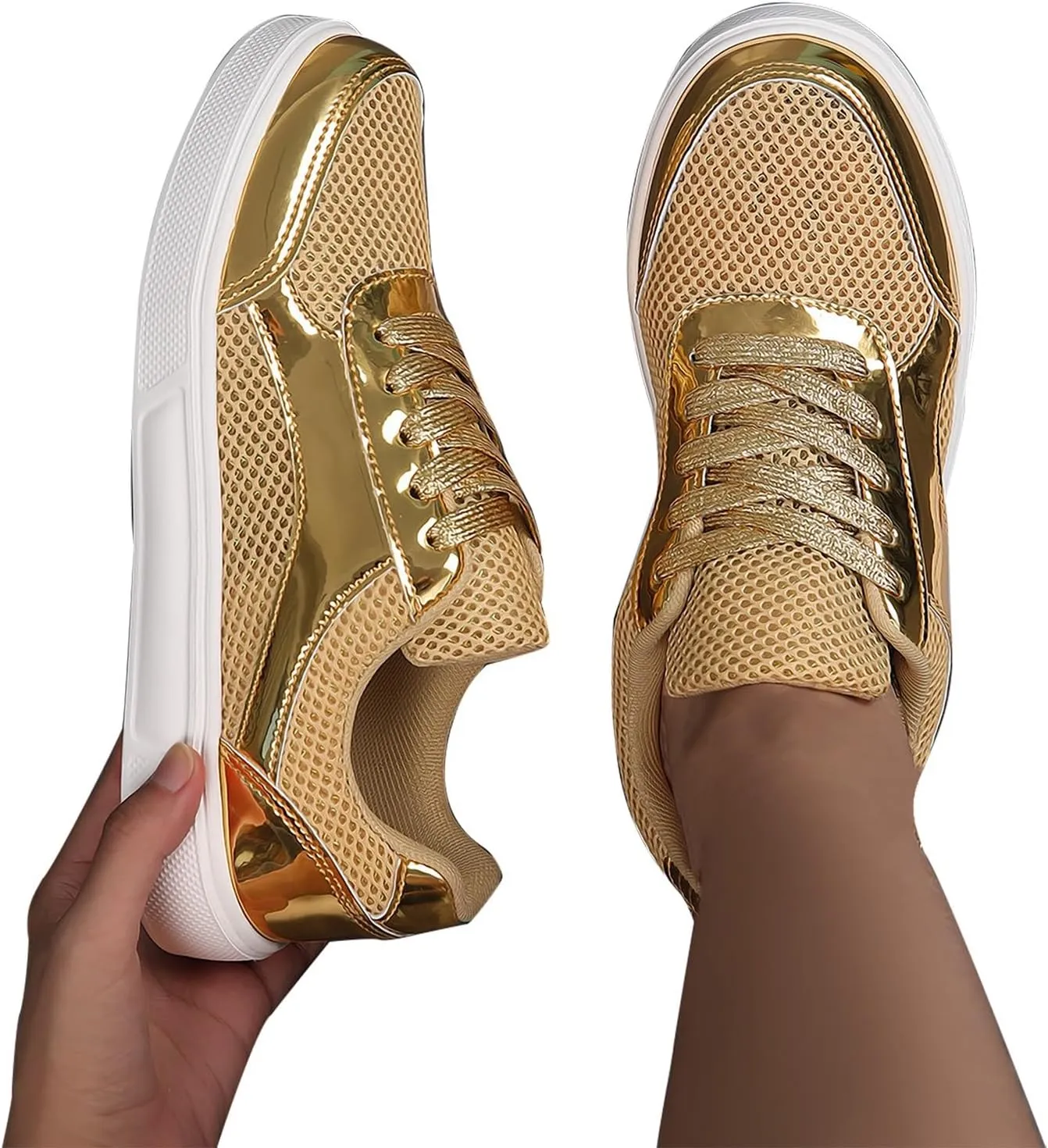 Women Slip On Trainers Ladies Walking Breathable Casual Sneakers Running Orthopedic Shoes Womens Wide Fit Trainer