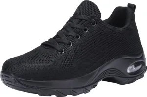 Women Trainers Casual Breathable Sneakers Womens Lightweight Walking Running Lace Up Shoes Tennis Athletic Jogging