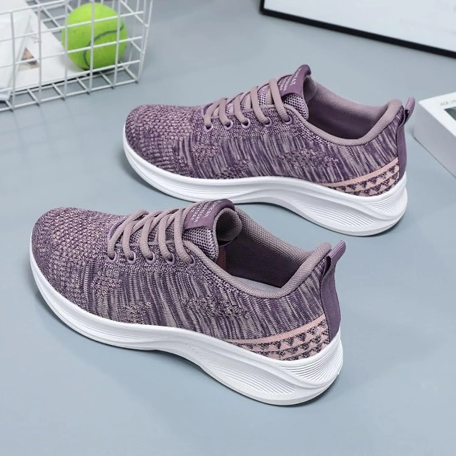 Women Trainers Running Sneakers Ladies Trainer Fitness Jogging Lace Up Casual Orthopedic Sports Breathable Sports Shoes