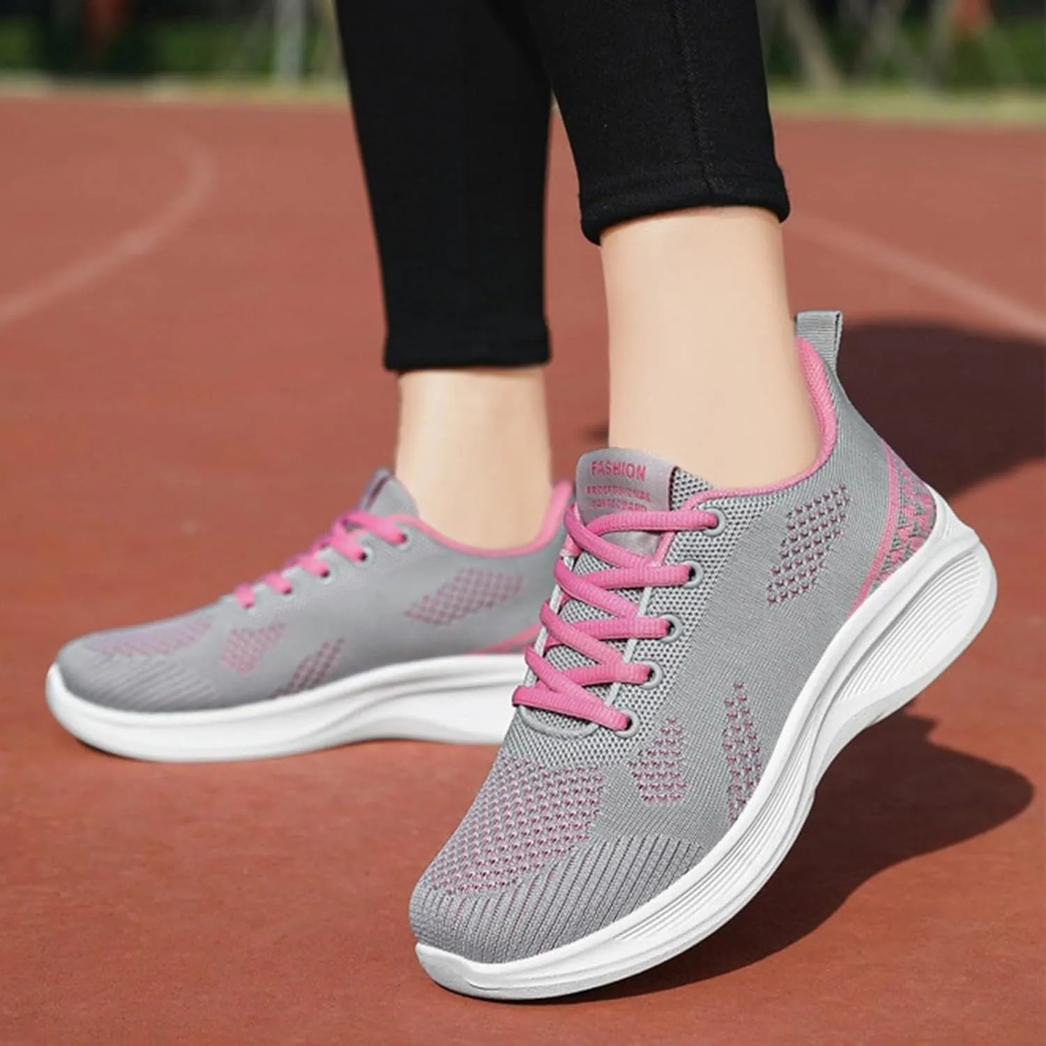 Women Trainers Running Sneakers Ladies Trainer Fitness Jogging Lace Up Casual Orthopedic Sports Breathable Sports Shoes