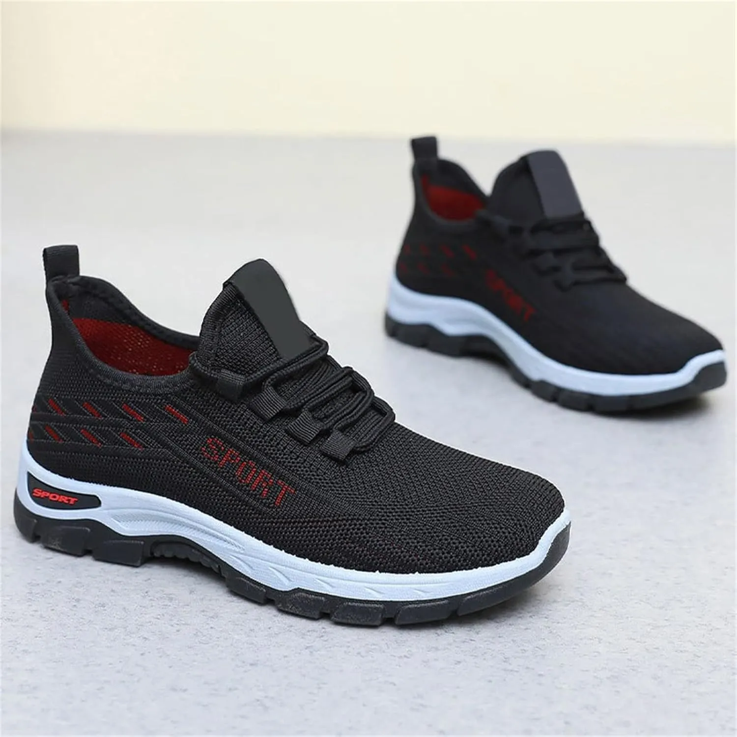 Women Trainers Running Walking Slip on Ladies Gym Comfortable Shoes Jogging Sports Lightweight Breathable Sneakers