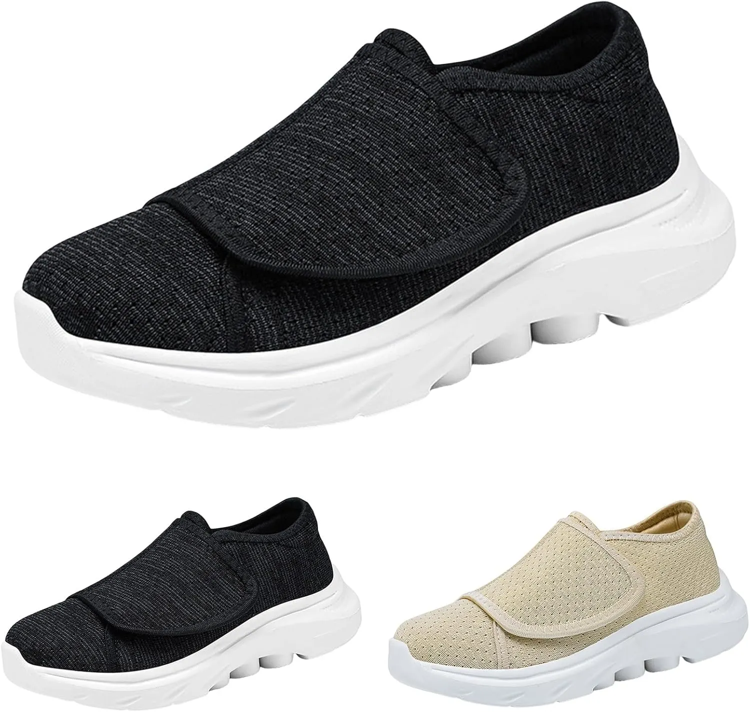 Women Trainers Running Walking Slip-on Sports Jogging Tennis Gym Shoes Comfortable Lightweight Casual Sneakers