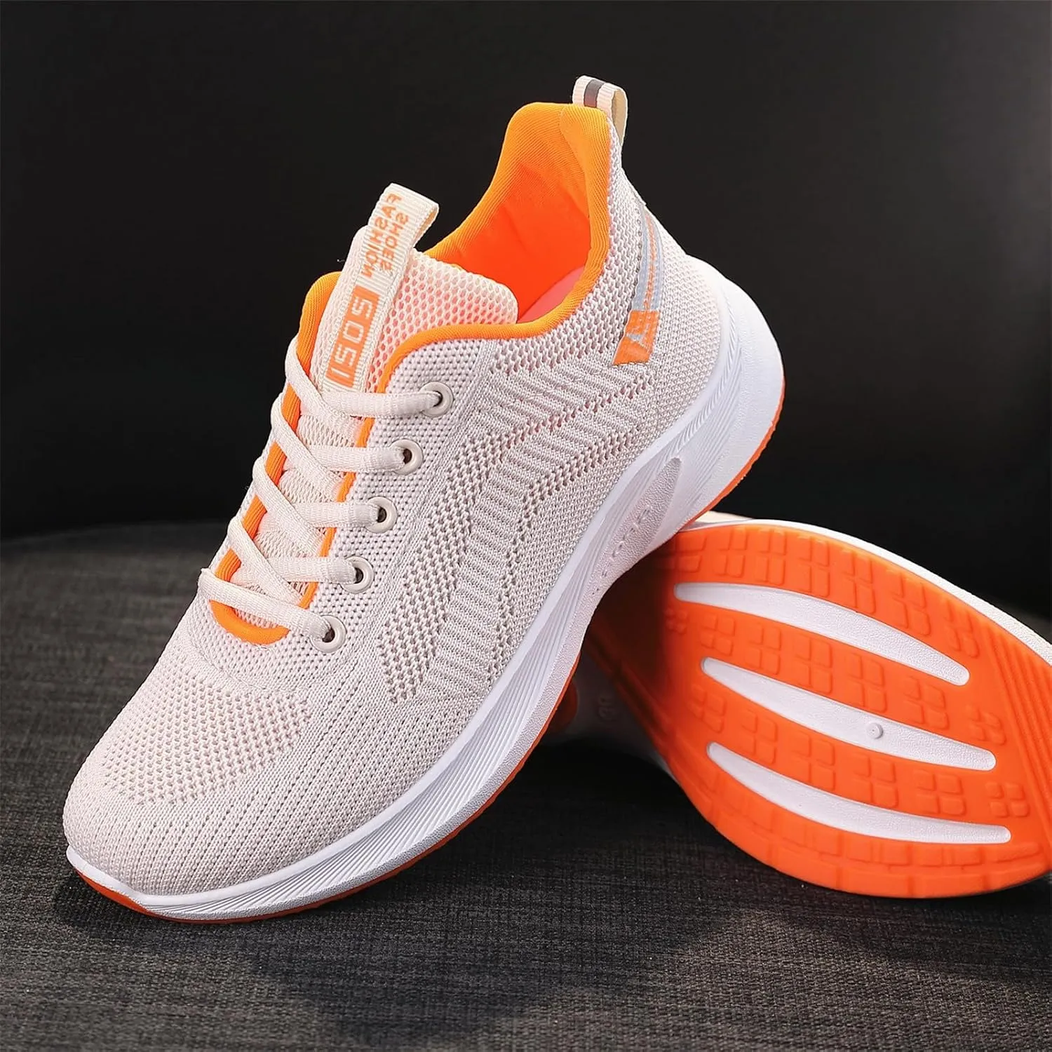 Women Trainers Running Walking Sneakers Ladies Gym Trainer Fitness Jogging Lace Up Breathable Casual Lightweight Shoes