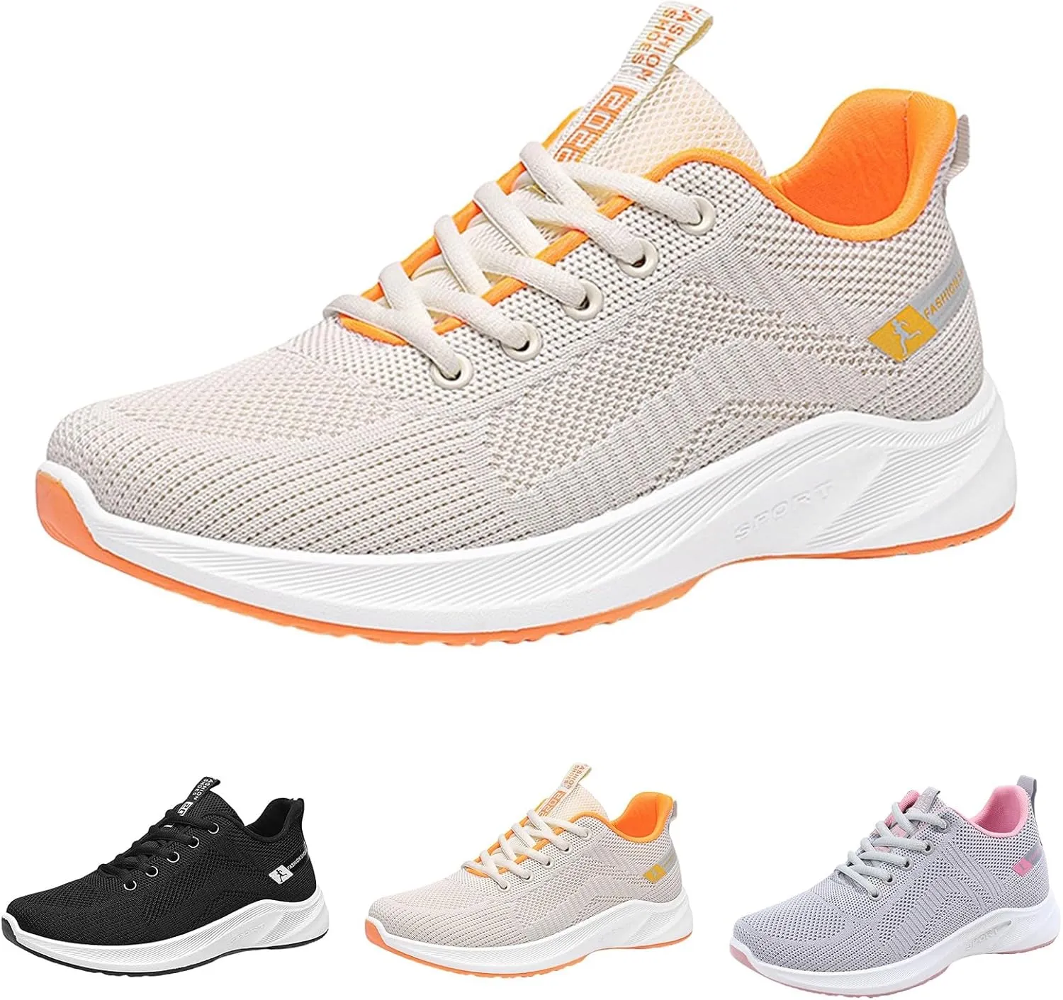 Women Trainers Running Walking Sneakers Ladies Gym Trainer Fitness Jogging Lace Up Breathable Casual Lightweight Shoes