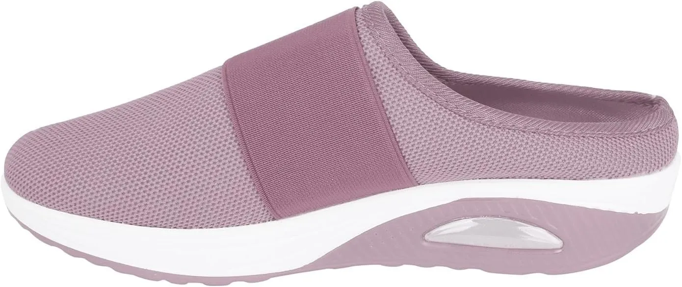 Women's Backless Slip on Mesh Sneakers Shoes Mens Dress Shoes Fashion Casual Slip On Shoes Women's Fashion Sneakers White Tennis Shoe Trainers Shoe