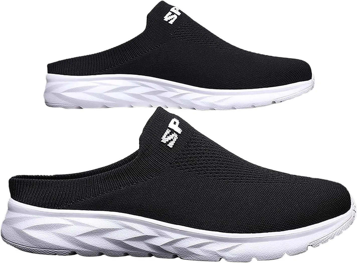 Women's Backless Slip on Mesh Sneakers Shoes Womens Running Shoes Casual Business Casual Shoes Black Platform Sneaker Red Tennis Shoe White Loafers