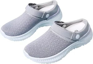 Womens Backless Sneakers Mesh Slip-on Mule Shoes Slip On Shoes Women Arch Support Men Casual Shoes Fashion Sneakers 2025 Waterproof Tennis Shoe Trainers Shoe