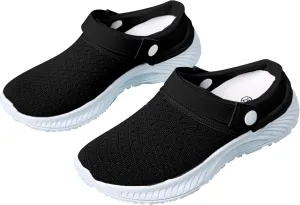 Women's Backless Walking Sneakers Summer Slip-on Walking Shoes Women Fashion Casual Shoes Slip On Walking Sneakers Steel Toe Tennis Shoe Loafers Dress Shoe