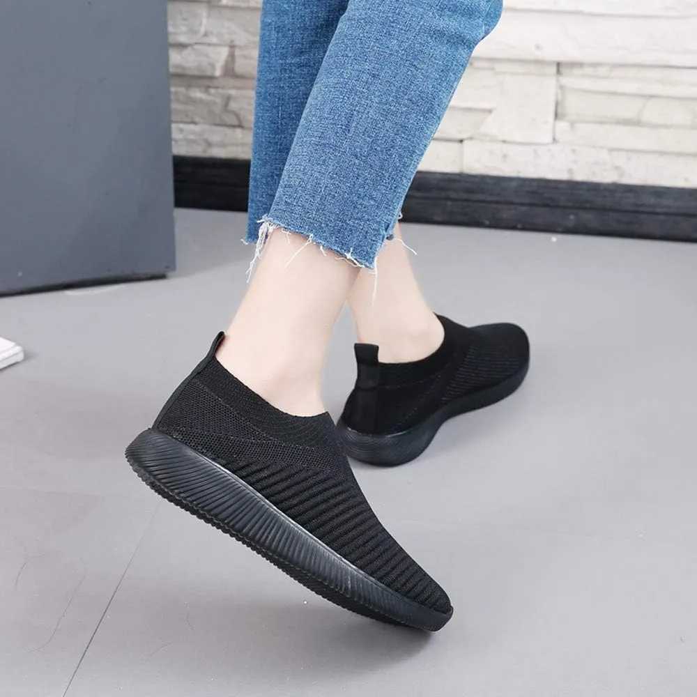 Women's Canvas Casual Shoes Dating Platform Slip-On High Top Sneakers Slip On Tennis Shoes Men Wide Toe Box Loafers Women Arch Support Sneakers for Women