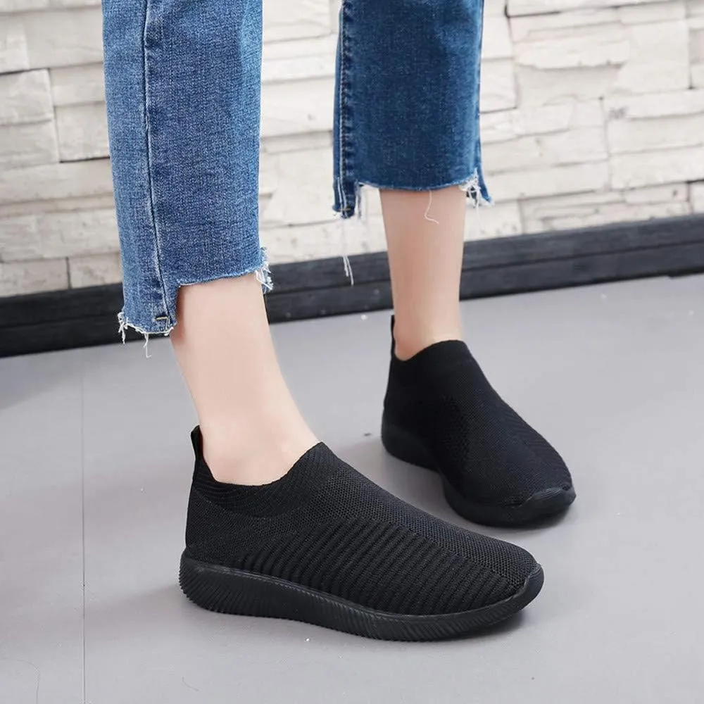 Women's Canvas Casual Shoes Dating Platform Slip-On High Top Sneakers Slip On Tennis Shoes Men Wide Toe Box Loafers Women Arch Support Sneakers for Women
