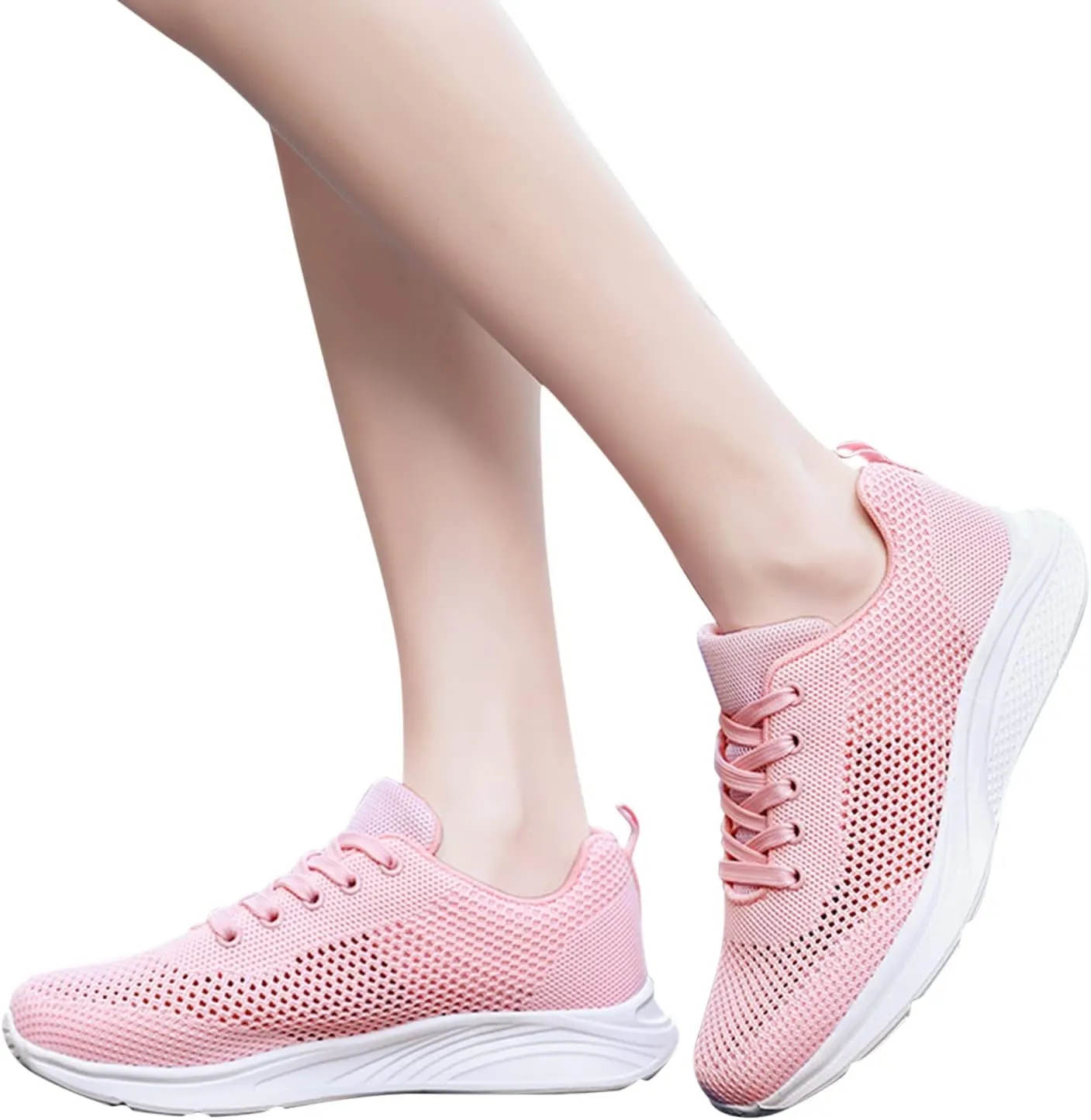 Women's Comfortable Walking Running Tennis Shoes Lace Up Mens Dress Shoes Breathable Women's Shoes Casual Chunky Sneakers Platform Tennis Shoe Trainers Shoe