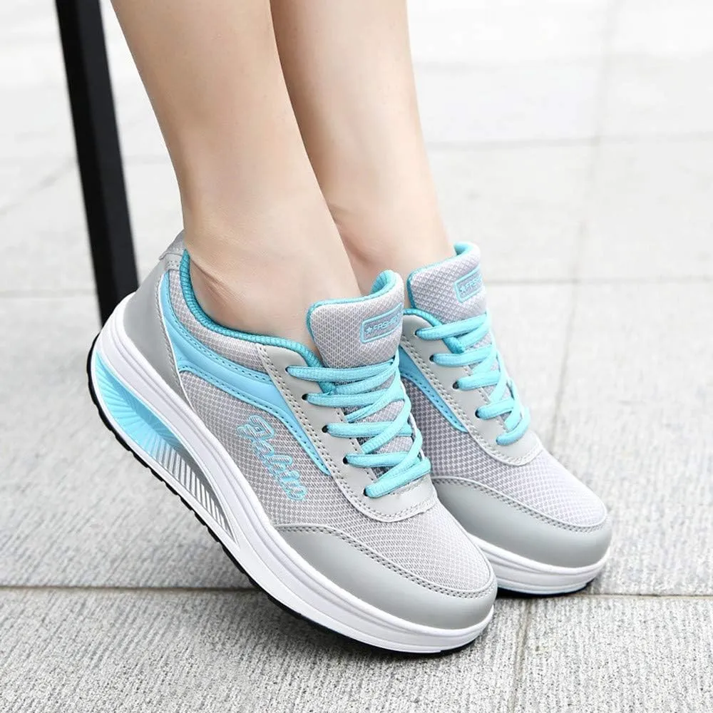 Women's Comfortable Working Shoes Non Slip Adjustable Breathable Casual Orthotic Lightweight Trainers Sneakers