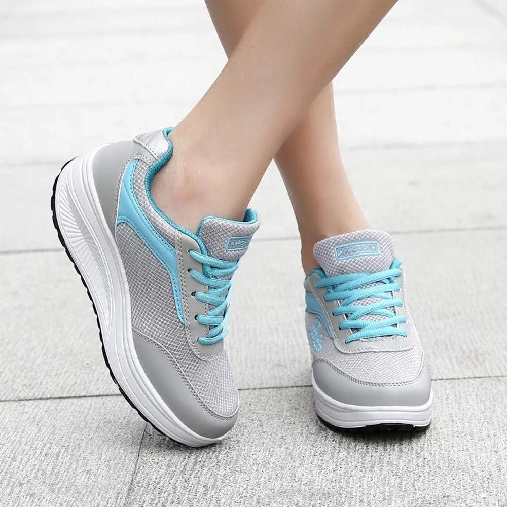Women's Comfortable Working Shoes Non Slip Adjustable Breathable Casual Orthotic Lightweight Trainers Sneakers