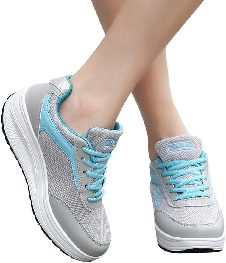 Women's Comfortable Working Shoes Non Slip Adjustable Breathable Casual Orthotic Lightweight Trainers Sneakers