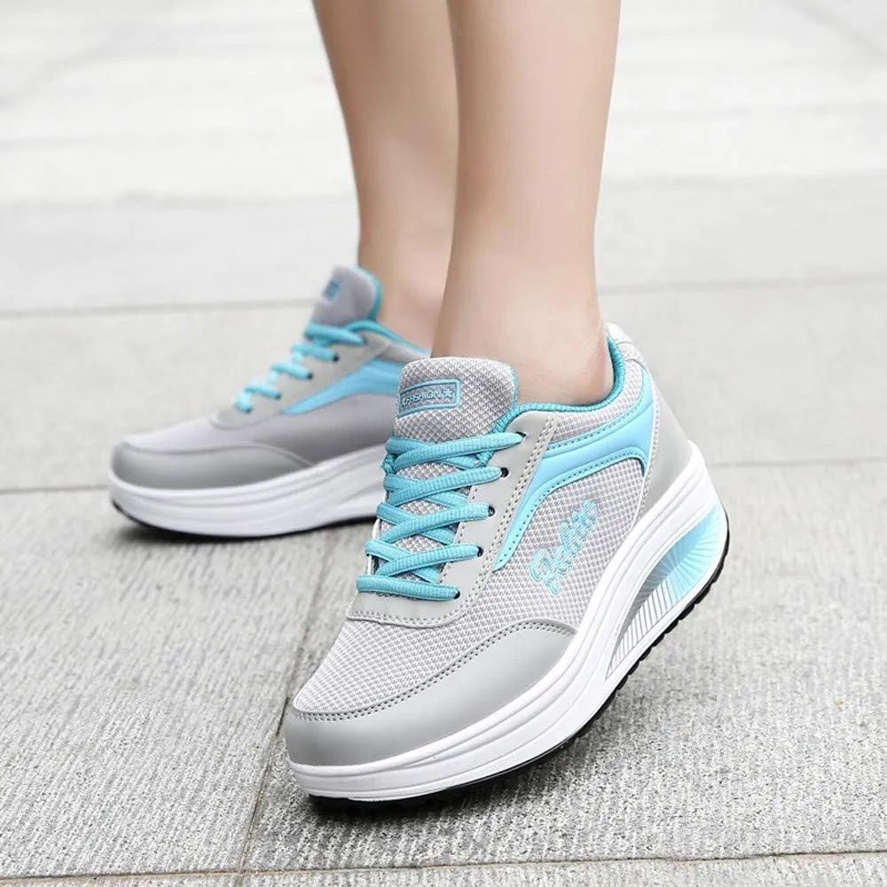 Women's Comfortable Working Shoes Non Slip Adjustable Breathable Casual Orthotic Lightweight Trainers Sneakers
