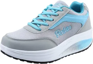 Women's Comfortable Working Shoes Non Slip Adjustable Breathable Casual Orthotic Lightweight Trainers Sneakers