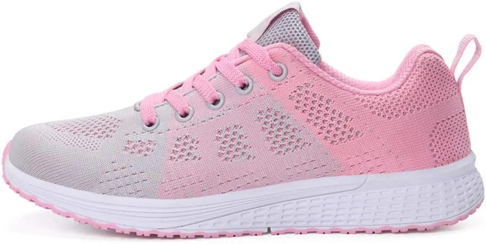 Women's Fashion Sneaker Lace Up Low Top Comfortable Walking Shoes Women Tennis Shoes Clearance Women's Navy Loafers High Top Platform Sneakers for Women