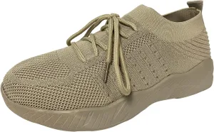 Women's Fashion Sneaker Non Slip Breathable Lightweight Comfortable Lace Up Walking Shoes Women Womens Orthopedic Loafers White Chunky Sneakers
