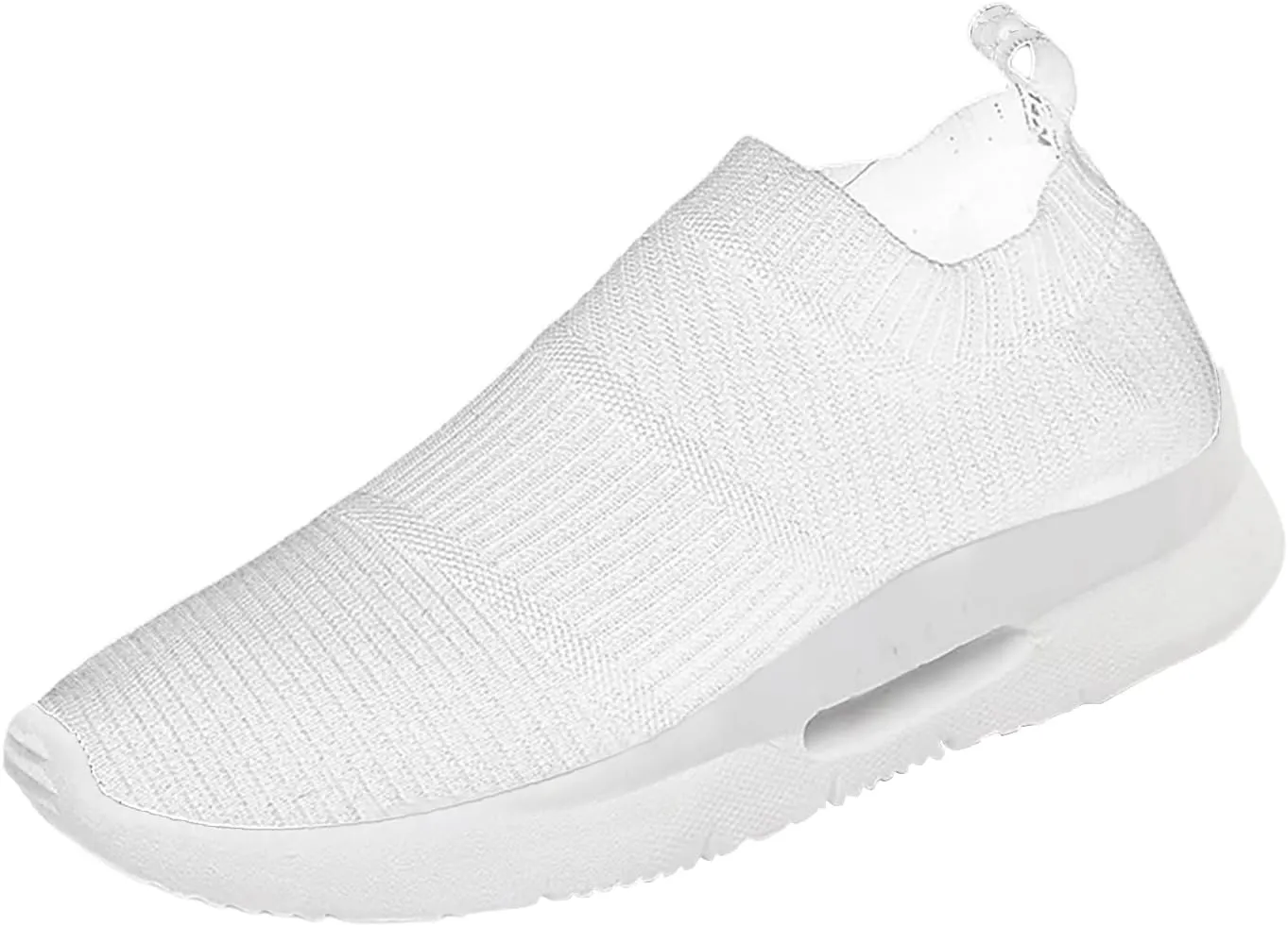 Womens Ladies Walking Running Shoes Slip On Lightweight Non Slip Work Shoes Women Winter Casual Shoes for Fall Shoes Sneakers Steel Toe Tennis Shoe White Loafers
