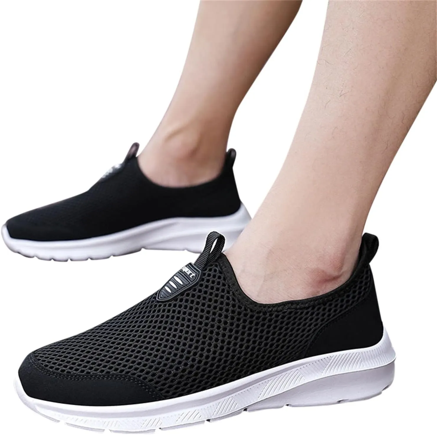 Womens Non Slip Work Shoes Slip On Water Resistant Walking Shoes Women Arch Support Dressy Casual Shoes Chunky Sneakers Red Tennis Shoe Loafers Shoe