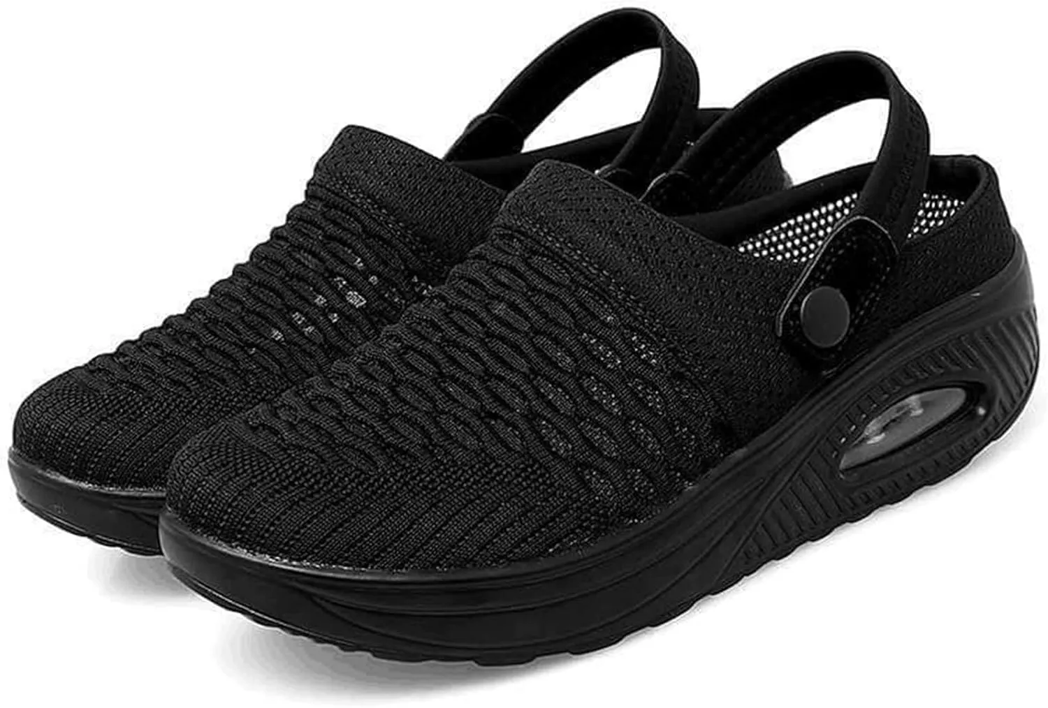 Women's Orthopedic Clogs with Air Cushion Support To Reduce Back and Knee Pressure Breathable Mesh Non Slip Sandals Lightweight Walking Slippers Shoes