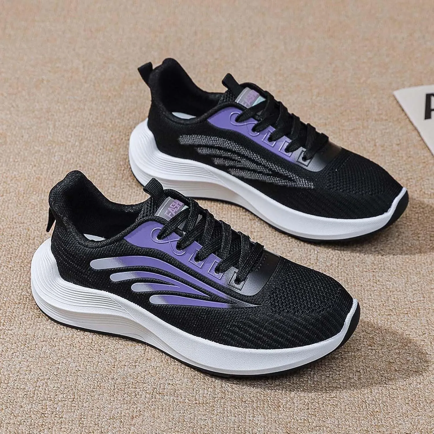 Women's Running Shoes Size 8.5 Wide Zapatos De Fiesta para Mujer Elegantes Comodos Black Casual Shoes for Women Trendy Business Casual Sneakers for Women 2023 Womens Shoes Winter Slip Ons Size 7.5