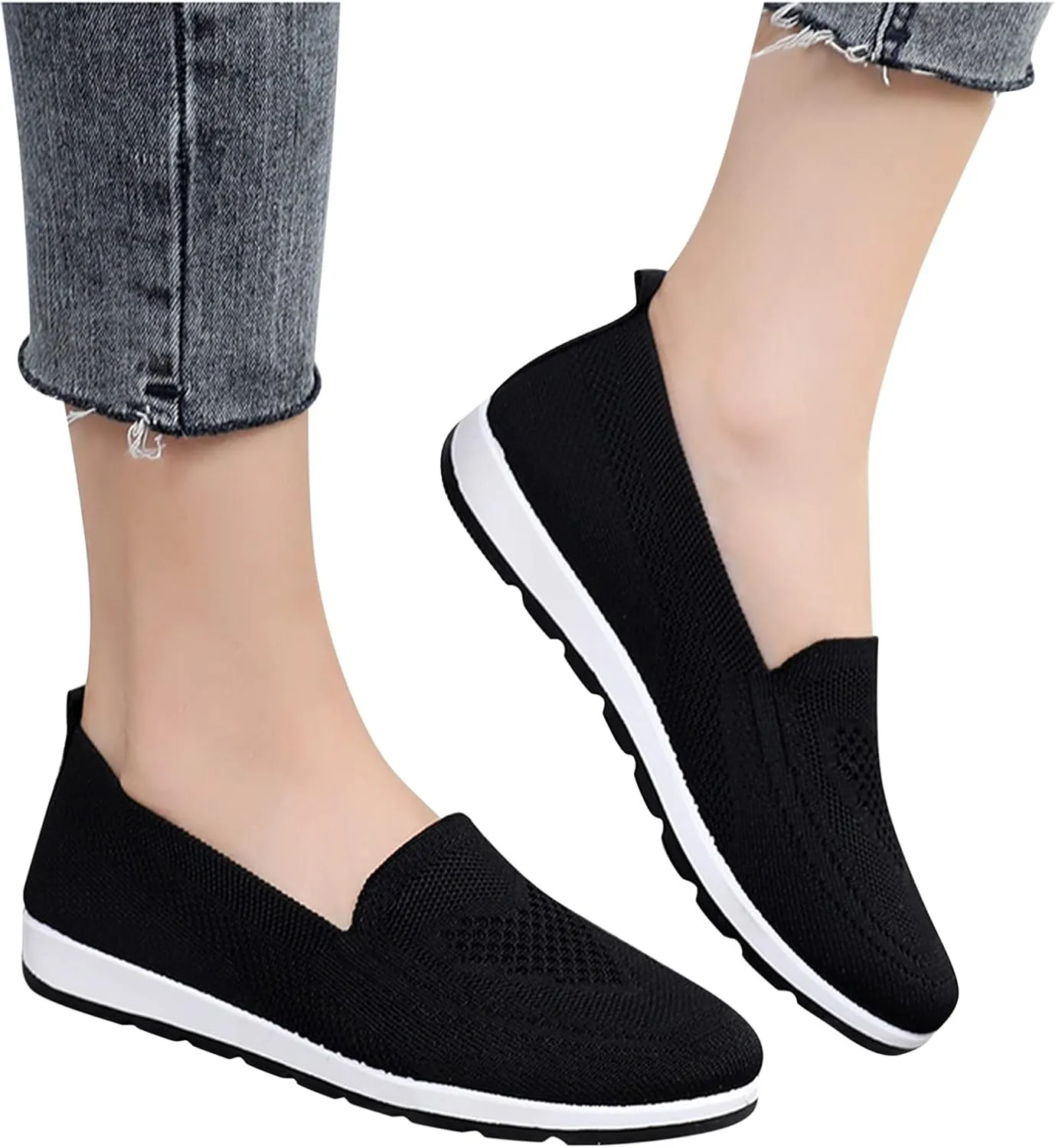 Womens Shoes 7.5 Wide Width Sneakers Slip On Sneakers Women Arch Support Wide Shoes for Women Sneakers Womens Light Weight Walking Sneakers Size 10 Wide Zapatos Das OrtopéDicos para Mujeres