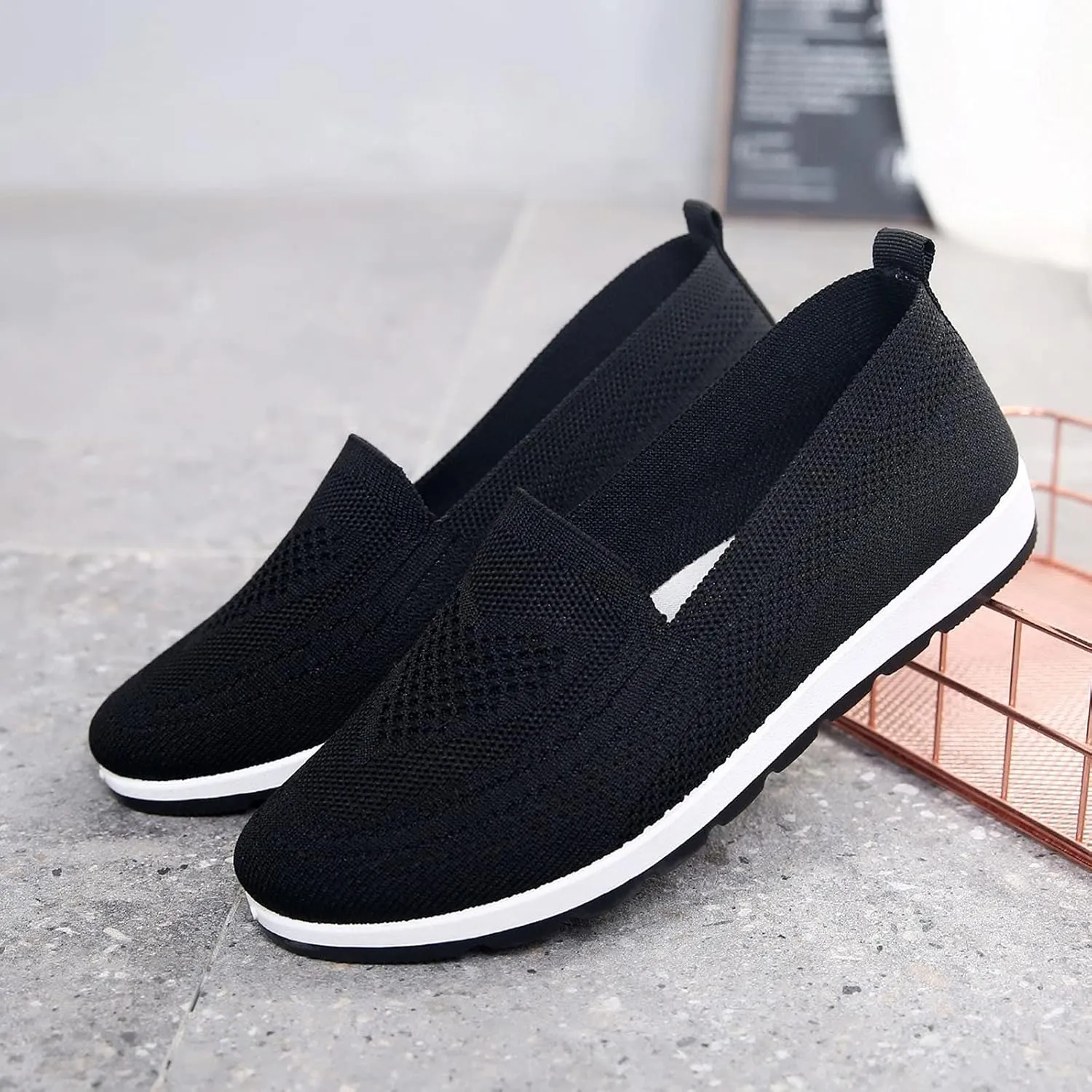 Womens Shoes 7.5 Wide Width Sneakers Slip On Sneakers Women Arch Support Wide Shoes for Women Sneakers Womens Light Weight Walking Sneakers Size 10 Wide Zapatos Das OrtopéDicos para Mujeres