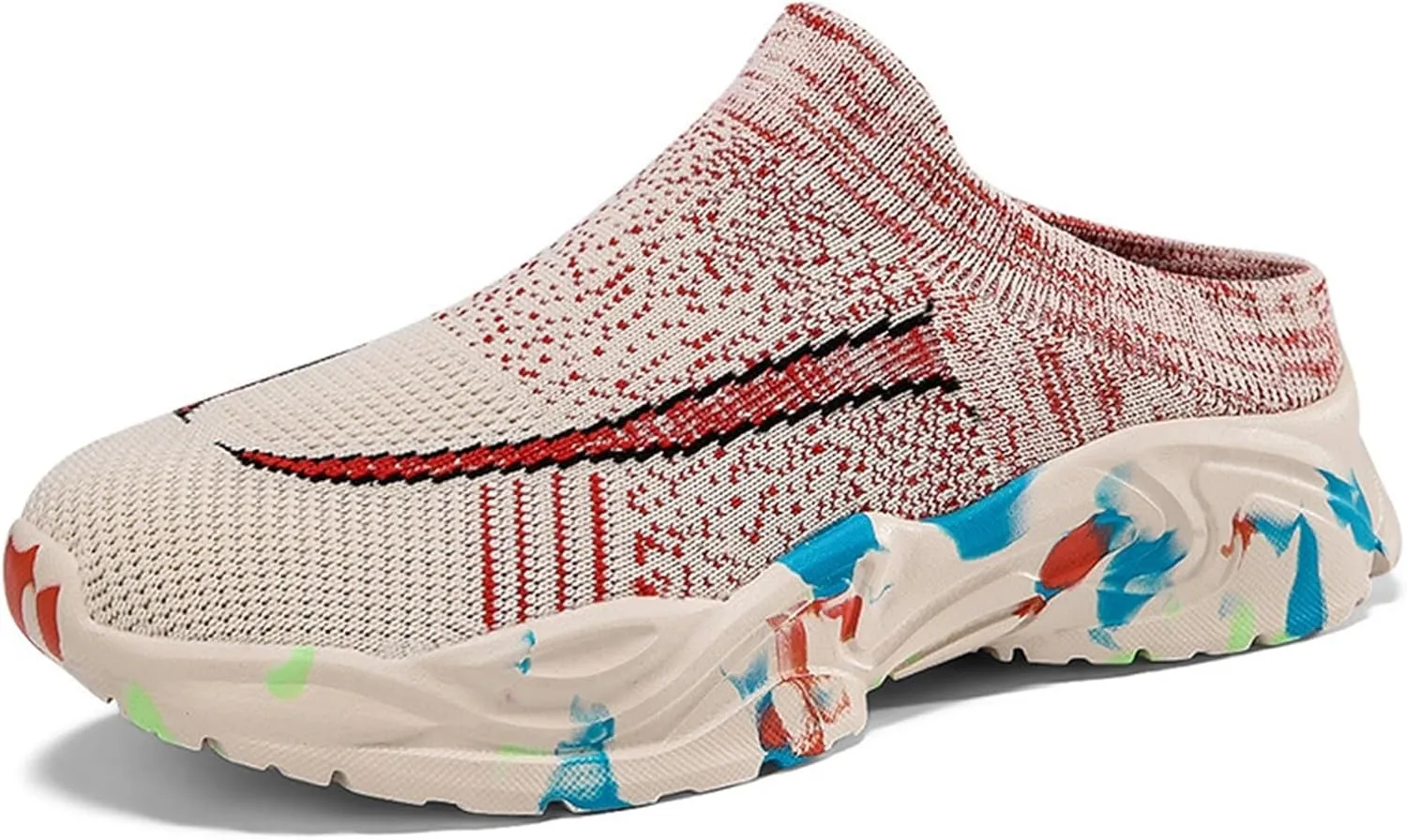 Women's Slip-On Orthopedic Arch Support Backless Mens Running Shoes Wide Men Casual Shoes Platform Sneakers Platform Tennis Shoe Loafers Dress Shoe