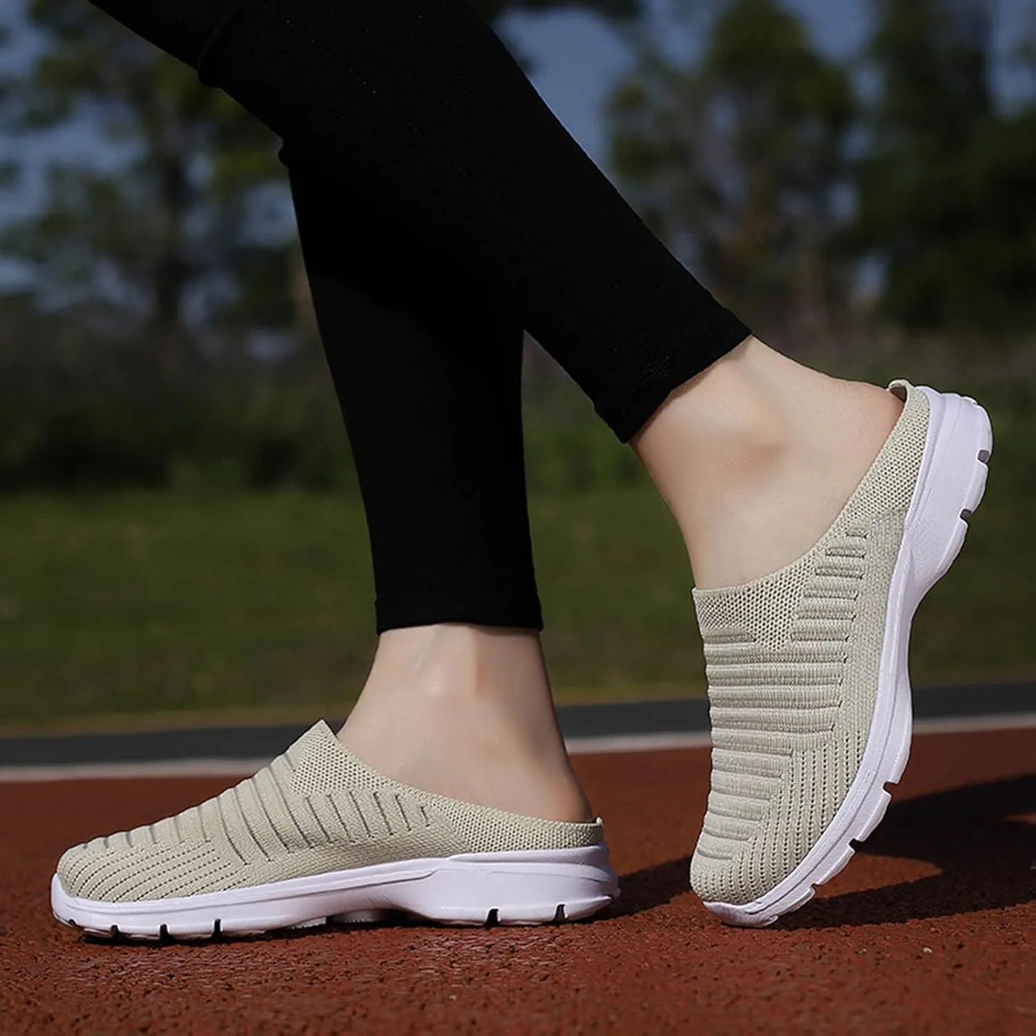 Women's Slip-On Orthopedic Arch Support Backless Running Shoes for Men Walking Dress Casual Shoes Walking Sneakers Waterproof Tennis Shoe Loafers Dress Shoe