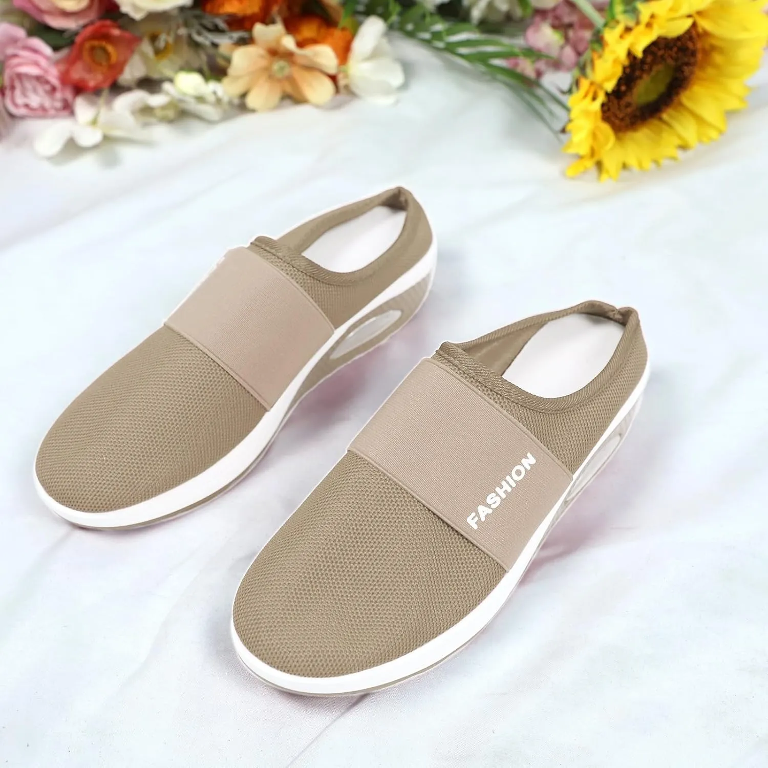 Women's Slip-On Orthopedic Arch Support Backless Running Shoes for Men Winter Shoes Casual Black Platform Sneaker White Tennis Shoe Loafers Dress Shoe
