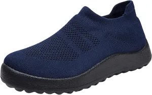 Women's Slip on Shoes Canvas Sneakers Loafers Non Slip Mens Casual Shoes Wide Width Brown Casual Shoes Walking Sneakers Waterproof Tennis Shoe White Loafers