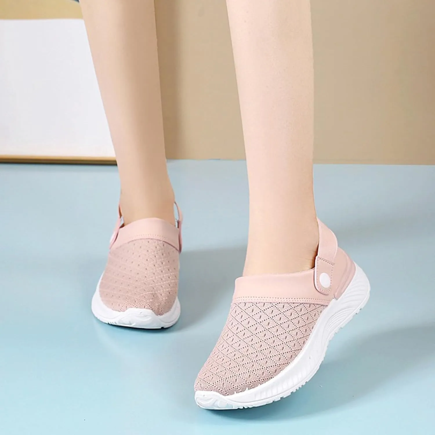 Womens Slip On Shoes Work Non Slip Sneakers Walking Shoes Water Shoe for Men Womens Fashion Sneakers