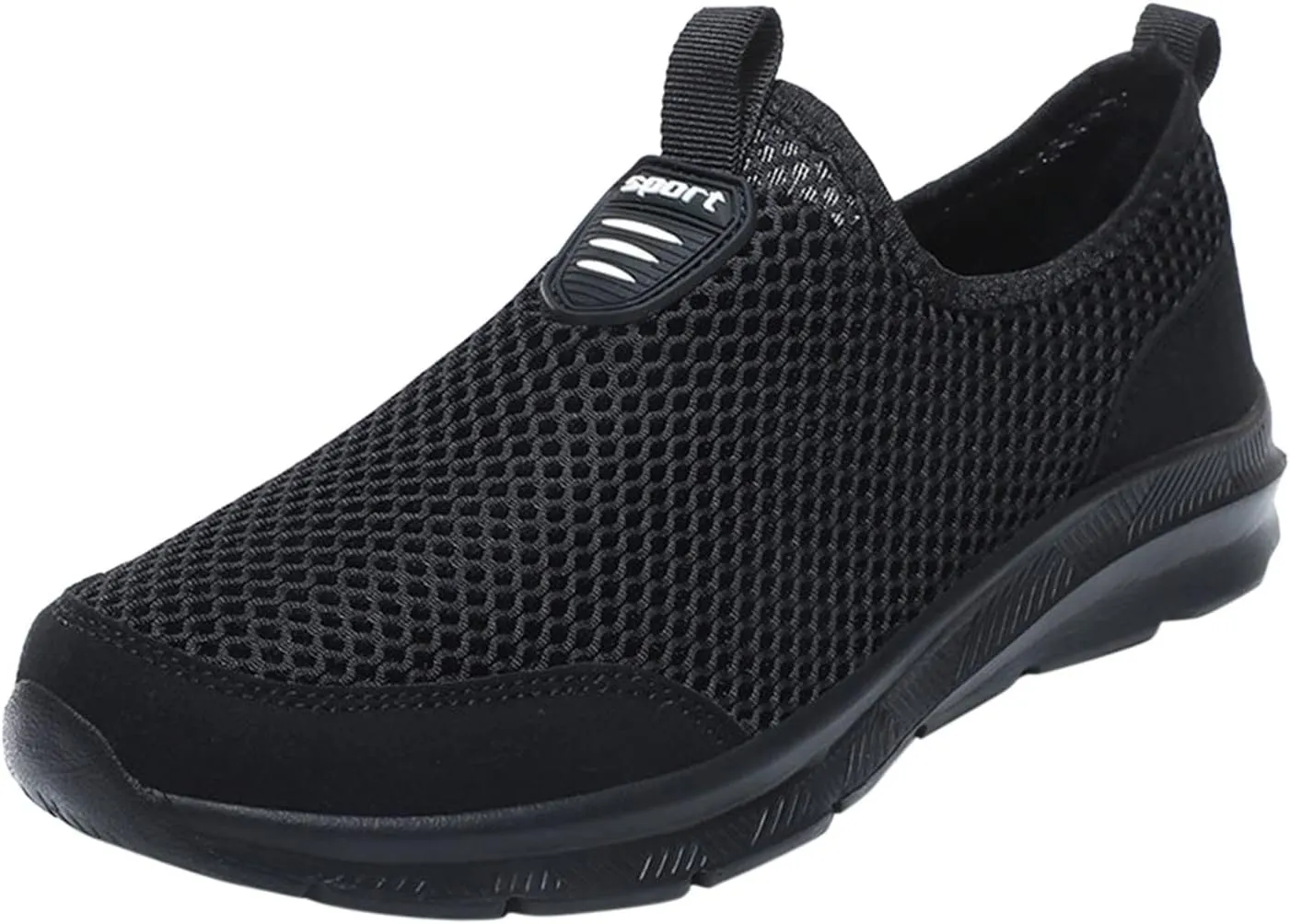 Women's Slip On Sneakers Lightweight Breathable Running Shoes for Men Lether Dressy Casual Shoes Men's Fashion Sneakers White Tennis Shoe Loafers Shoe
