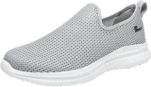 Women's Slip On Sneakers Lightweight Breathable Womens Running Shoes Sports Dressy Casual Shoes High Top Sneakers White Tennis Shoe Loafers Shoe
