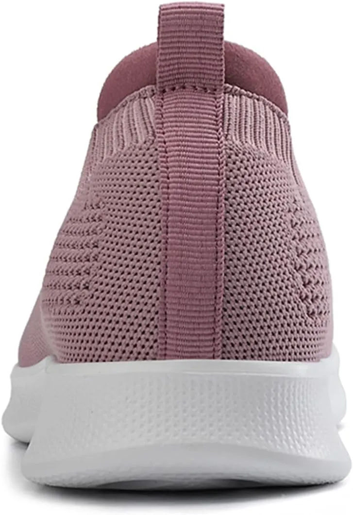 Women's Slip on Sneakers Shoes Woven Orthopedic Breathable Soft Shoes Walking Diabetic Foam Shoes Hands Free Slip in